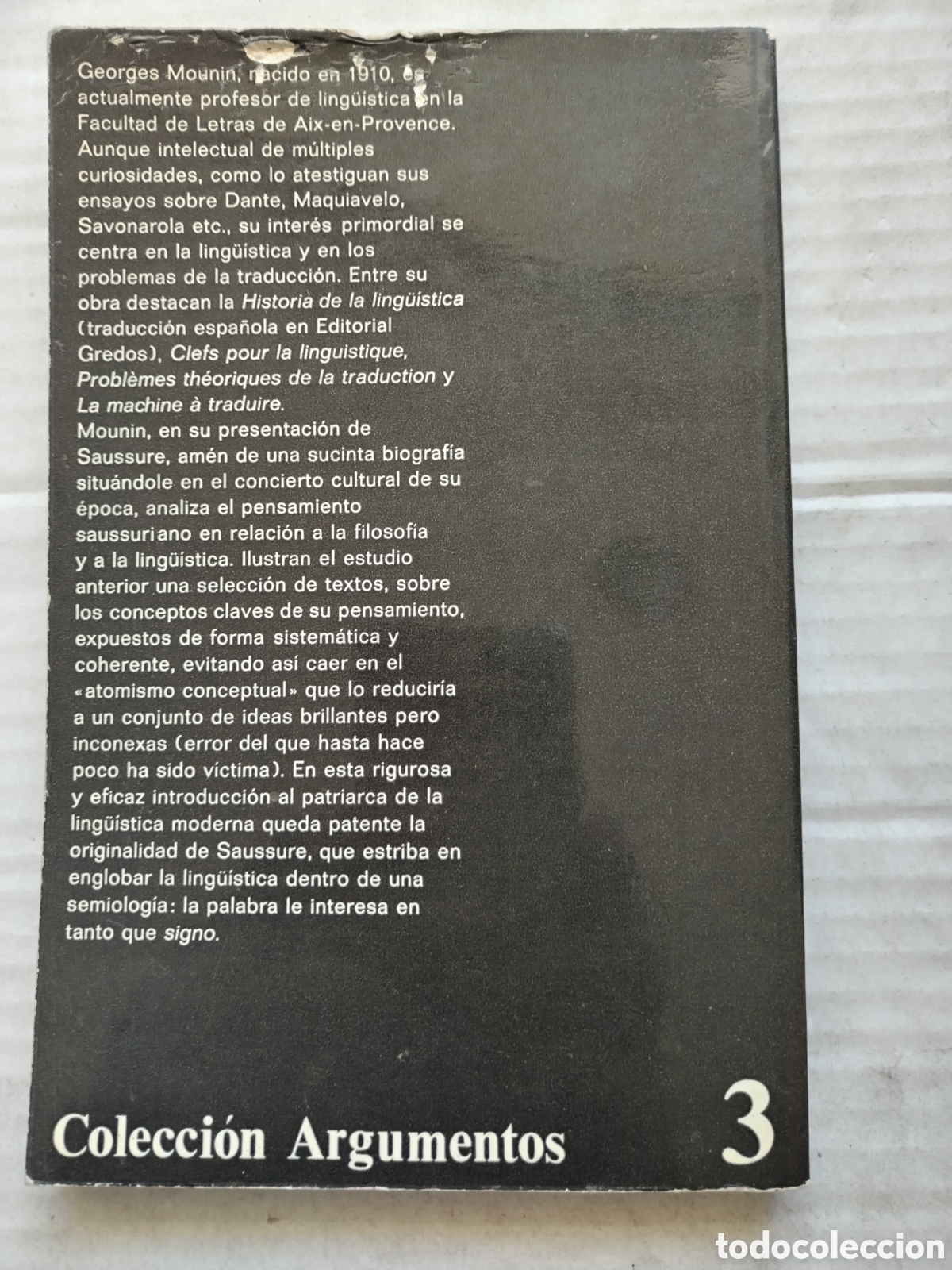 Libros de segunda mano: SAUSSURE PRESENTACI&Oacute;N Y TEXTOS/GEORGES - Foto 5