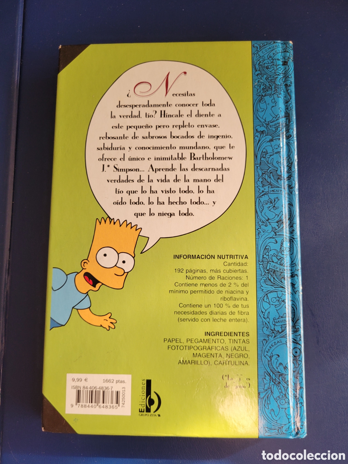 Libros de segunda mano: GUIA PARA LA VIDA # BART SIMPSON # EDICIONES B # 2001 - Foto 2