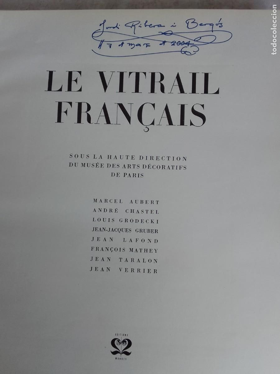 Libros de segunda mano: LE VITRAIL FRAN&Ccedil;AIS. 1958 - Foto 5