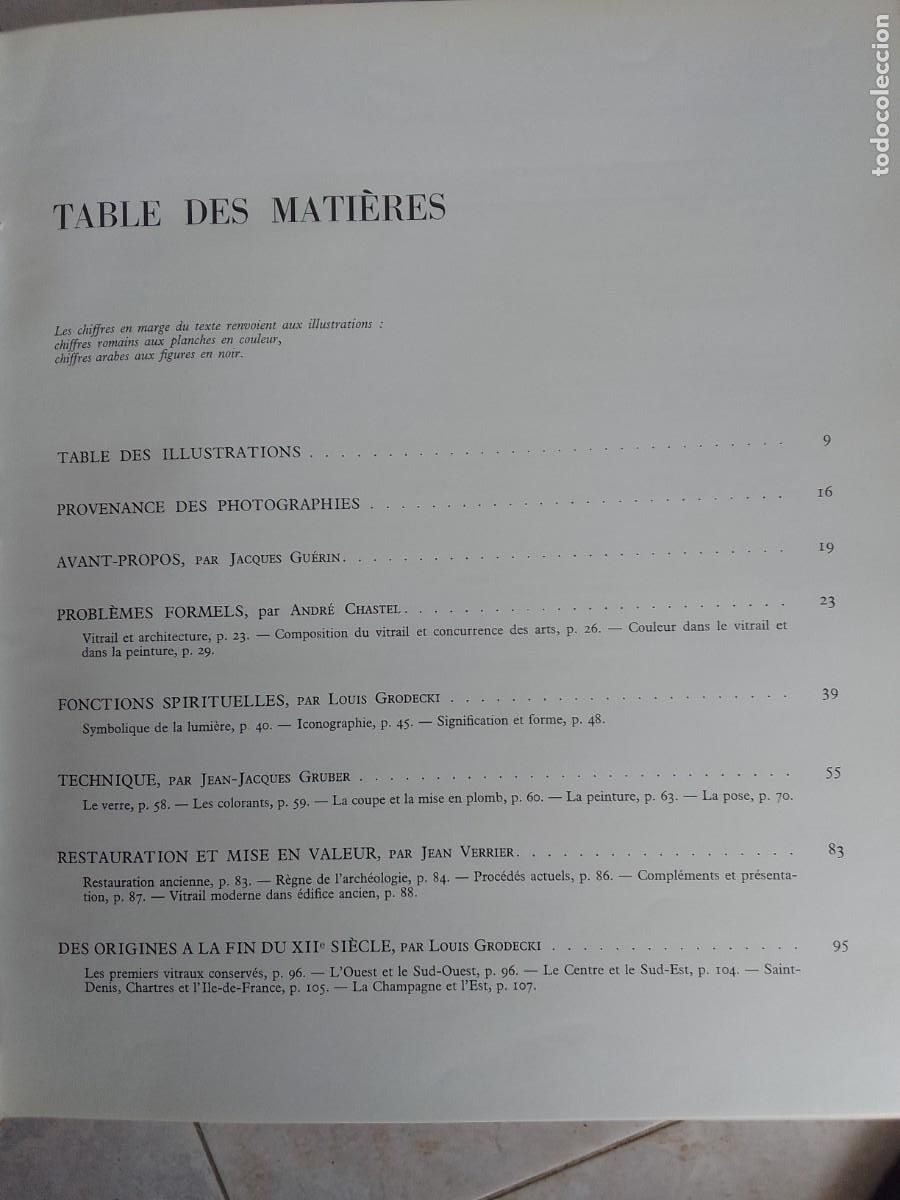 Libros de segunda mano: LE VITRAIL FRAN&Ccedil;AIS. 1958 - Foto 7