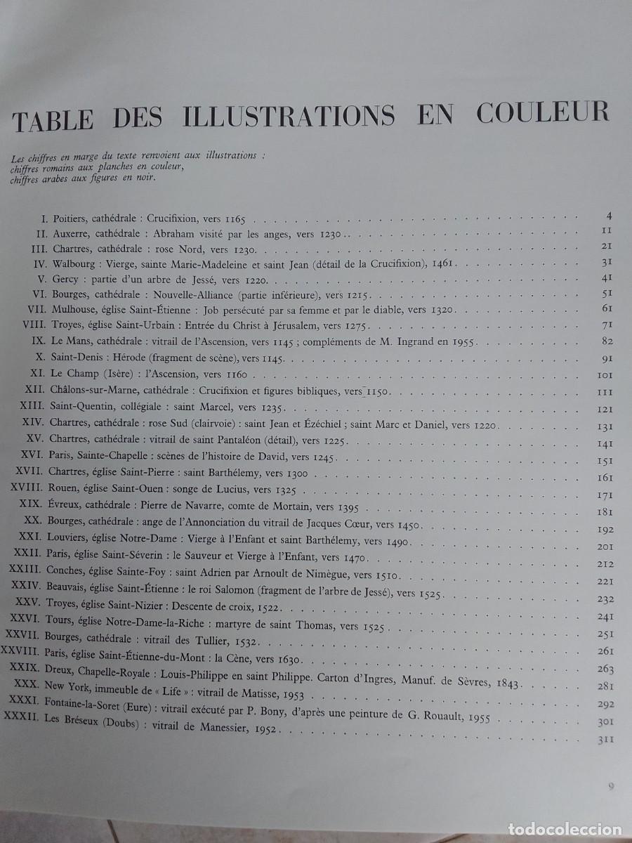 Libros de segunda mano: LE VITRAIL FRAN&Ccedil;AIS. 1958 - Foto 9