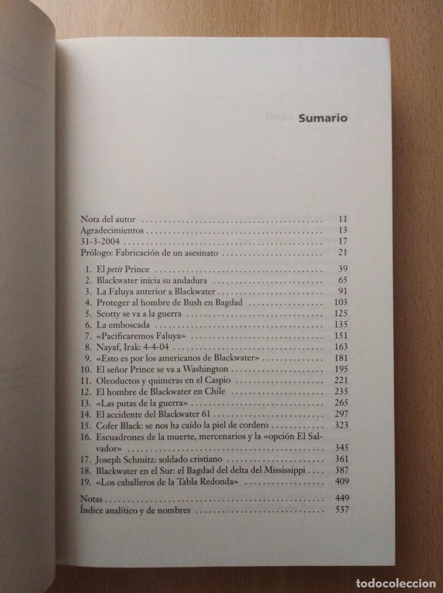Libros de segunda mano: BLACKWATER. Jeremy Scahill - Foto 11