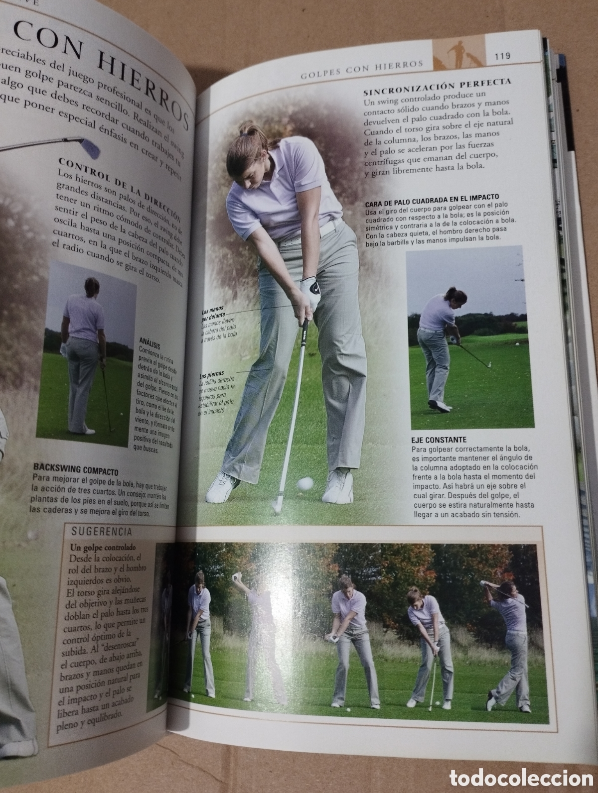 Libros de segunda mano: GOLF. GU&Iacute;AS VISUALES ESPASA - Foto 9