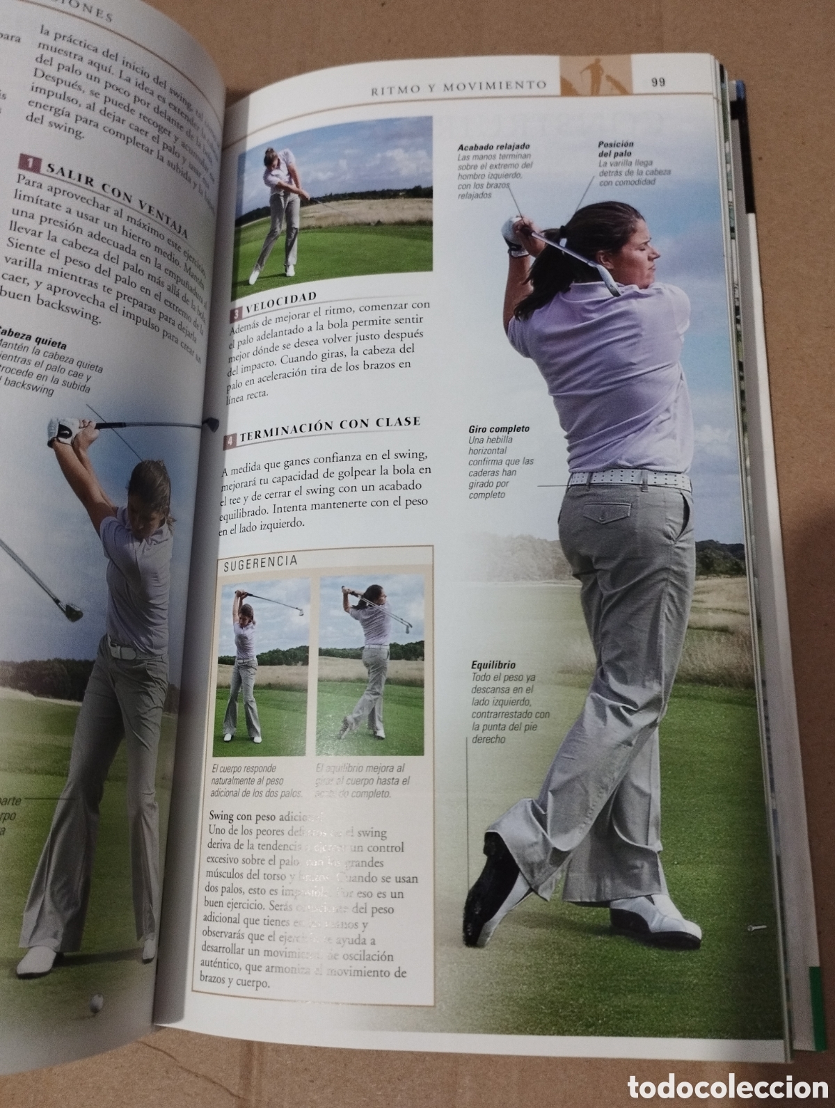 Libros de segunda mano: GOLF. GU&Iacute;AS VISUALES ESPASA - Foto 19