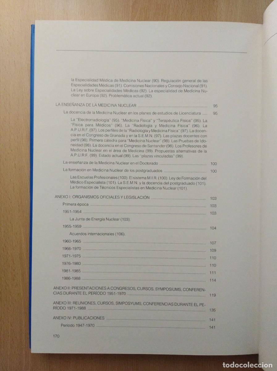 Libros de segunda mano: HISTORIA DE LA MEDICINA NUCLEAR EN ESPA&Ntilde;A. Manuel Castell - Foto 5