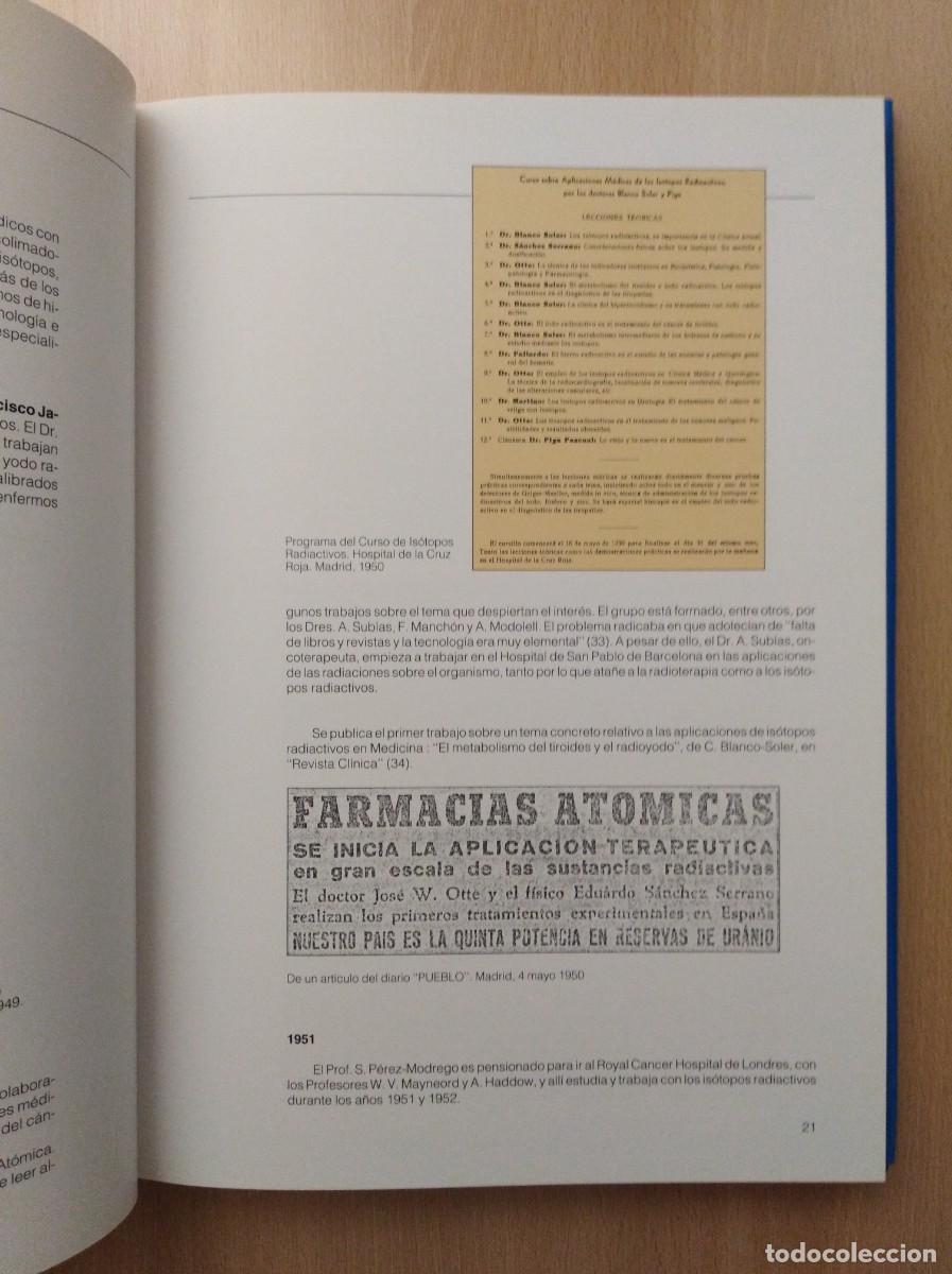 Libros de segunda mano: HISTORIA DE LA MEDICINA NUCLEAR EN ESPA&Ntilde;A. Manuel Castell - Foto 11