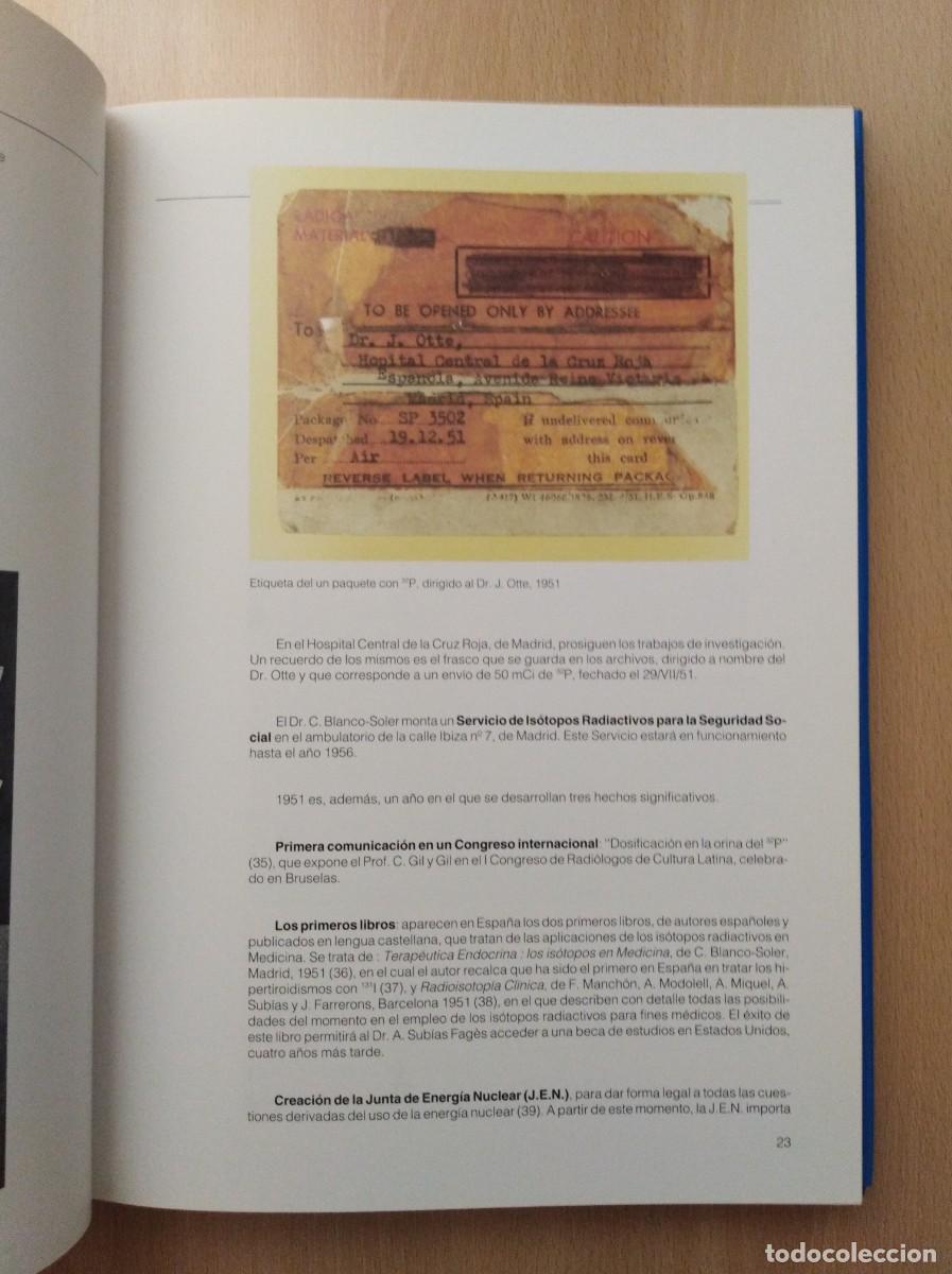 Libros de segunda mano: HISTORIA DE LA MEDICINA NUCLEAR EN ESPA&Ntilde;A. Manuel Castell - Foto 12