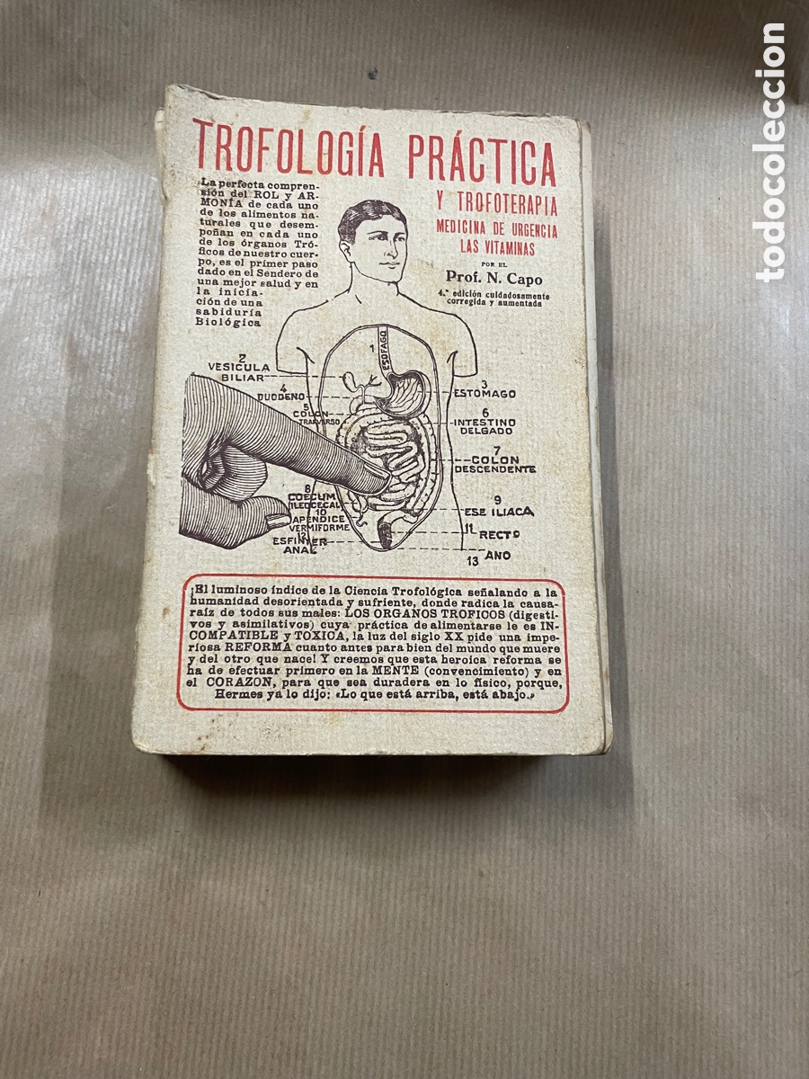 Libros de segunda mano: Trofologia Practica Y Trofoterapia Dr N.Capo - Foto 1