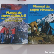 Libros de segunda mano: MANUAL DE SUPERVIVENCIA I Y II-EL LIBRO DE LAS FUERZAS ARMADAS DE EEUU-RELATOS AUTÉNTICOS DE SUPERVI