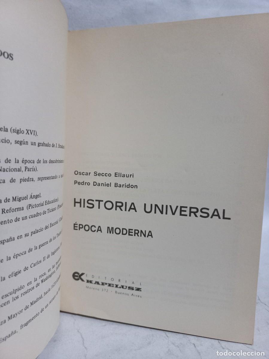 Libros de segunda mano: Secco Ellauri y Baridon - Historia Universal, &Eacute;poca Moderna - 1977 - Foto 3