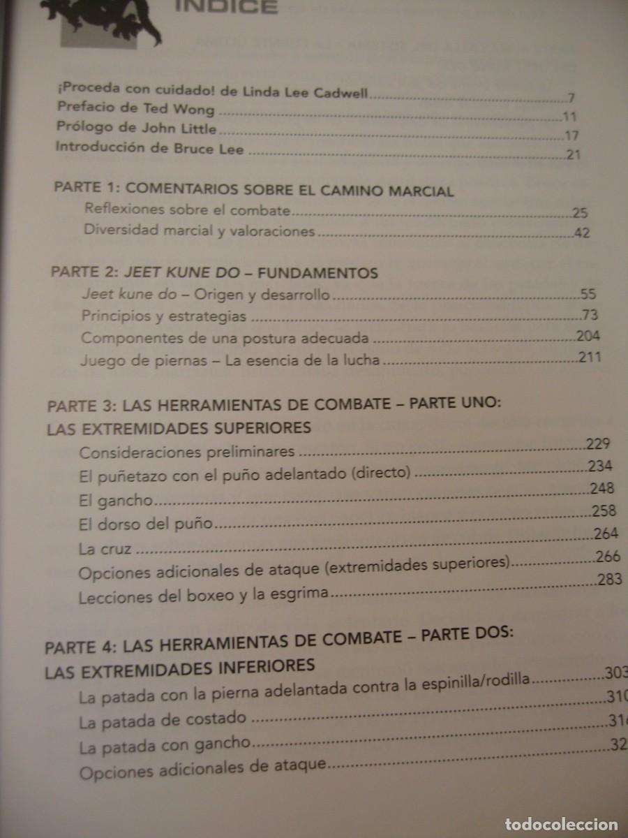 Libros de segunda mano: BRUCE LEE. JEET KUNE DO. EDITORIAL PAIDOTRIBO. 2007. - Foto 6