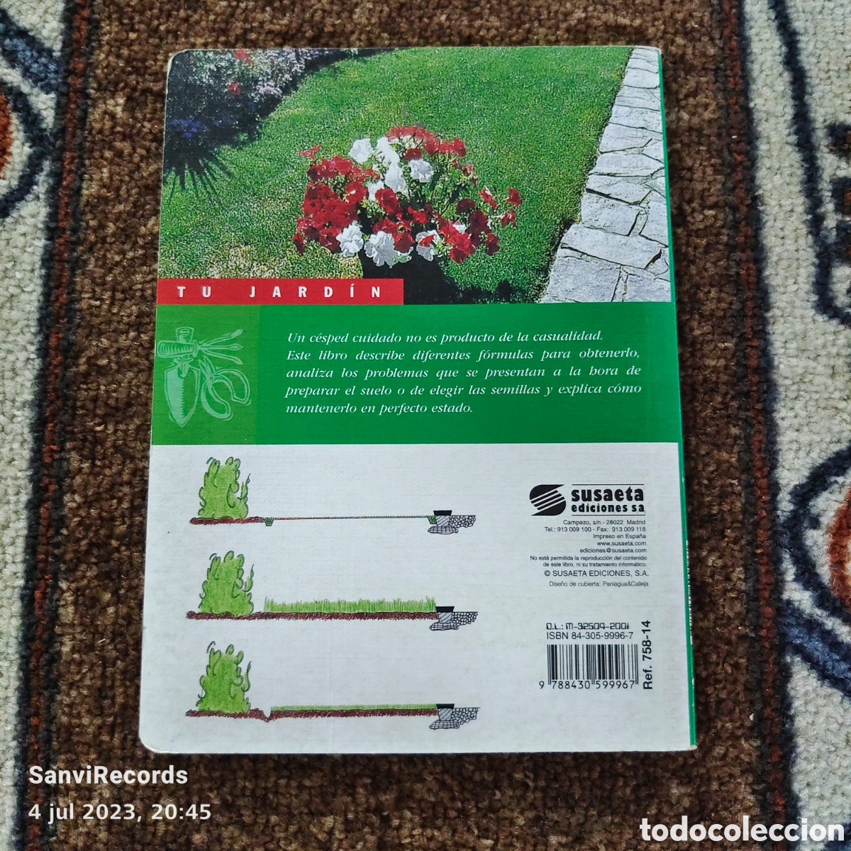 Libros de segunda mano: TU JARD&Iacute;N, EL CESPED (SUSAETA) - Foto 2