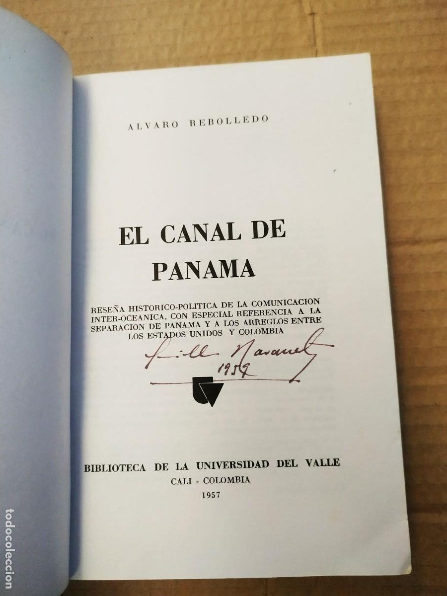 Libros de segunda mano: El canal de Panam&aacute; - &Aacute;lvaro Rebolledo - Foto 5