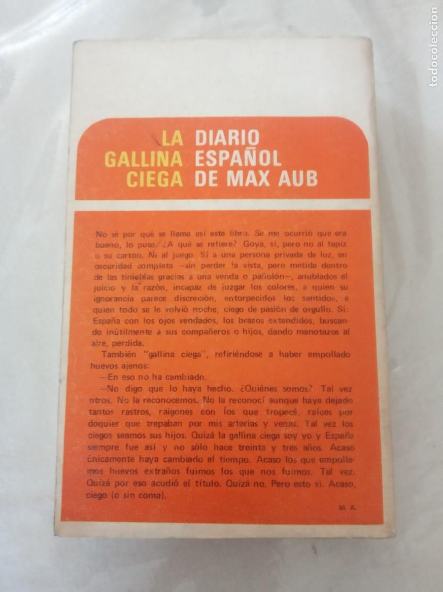 Libros de segunda mano: LA GALLINA CIEGA.-MAX AUB. - Foto 3