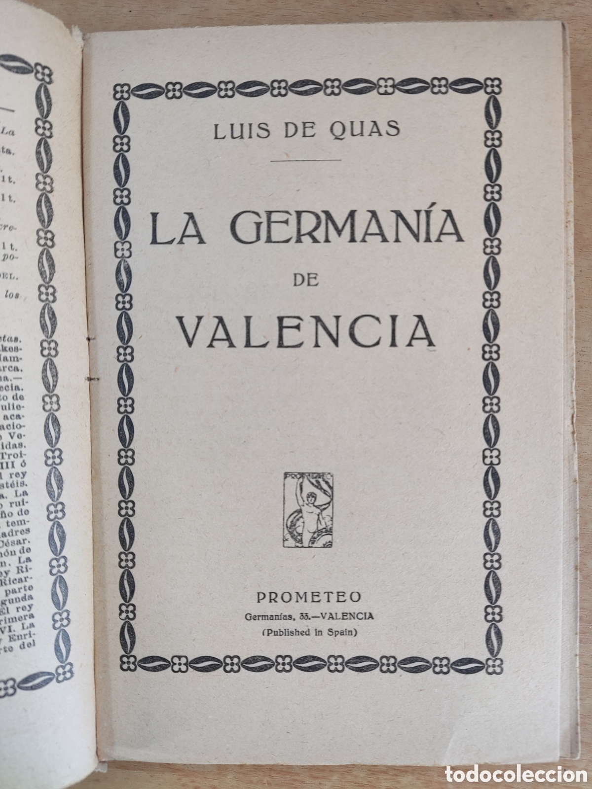 Libros de segunda mano: LA GERMANIA DE VALENCIA / LUIS DE QUAS / PROMETEO - Foto 2