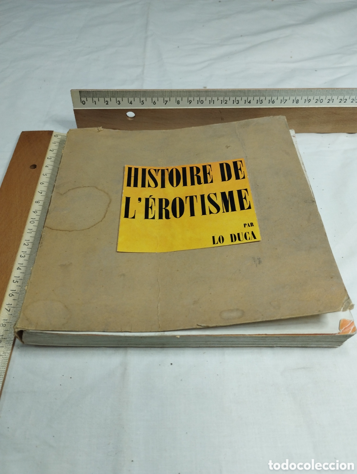 Libros de segunda mano: Historie de L&eacute;rotisme. Lo Duca, 1959 KKB - Foto 1