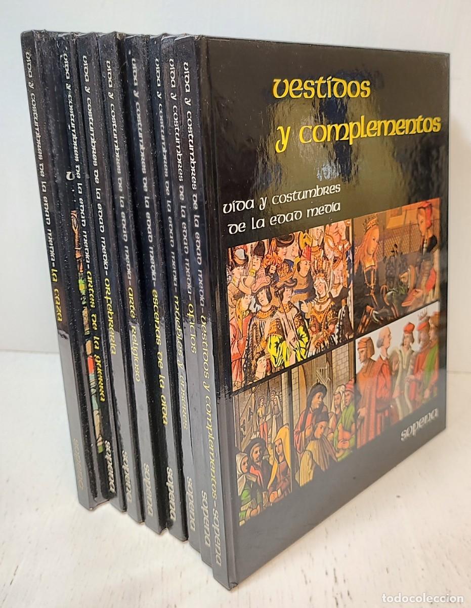 Libros de segunda mano: Libro: &rdquo;Vestidos y complementos vida y costumbres de la edad media&rdquo; Sopena - Foto 1