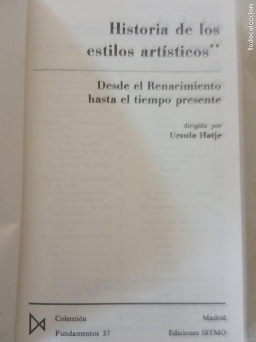 Libros de segunda mano: Historia de los Estilos Art&iacute;sticos. 2 tomos. - Foto 7