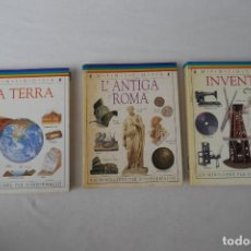 Libros de segunda mano: MINIGUIA. INVENTS, L'ANTIGA ROMA Y LA TERRA. EDITORIAL MOLINO. PROFUSAMENTE ILUSTRADA.