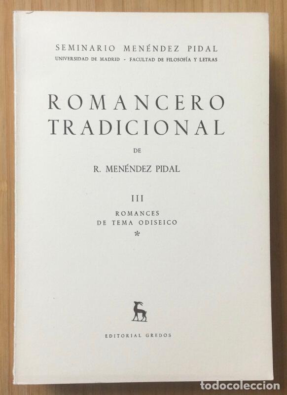 Libros de segunda mano: ROMANCES DE TEMA OIDESICO. 3 TOMOS. CATAL&Aacute;N, D.. Gredos. 1969. - Foto 1