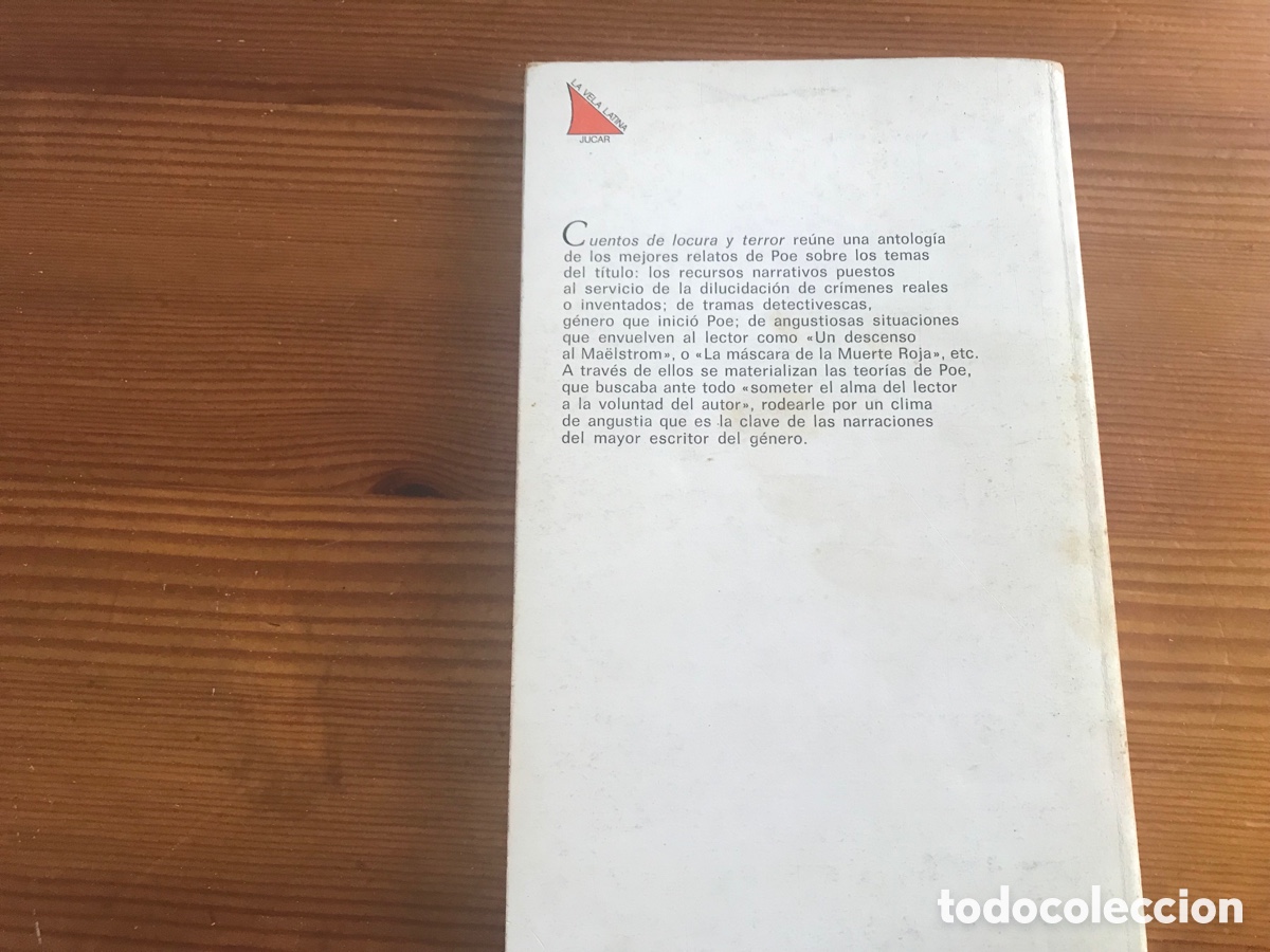 Libros de segunda mano: Cuentos de locura y terror. Edgar Allan Poe. J&uacute;car - Foto 3