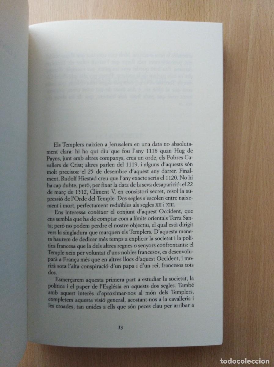 Libros de segunda mano: ELS TEMPLERS. Jes&uacute;s Mestre i Godes - Foto 8