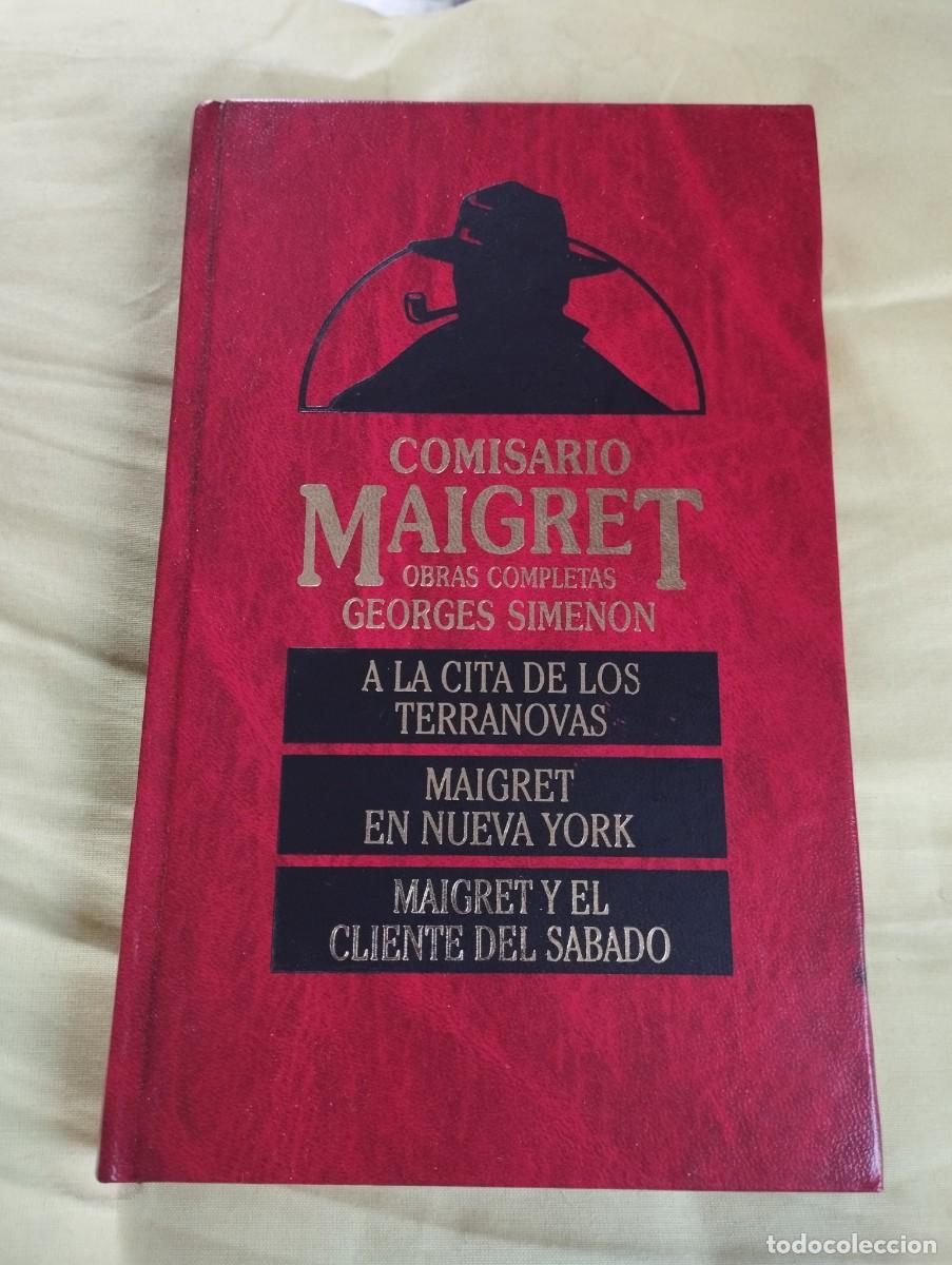 Libros de segunda mano: Libro obras completas del Comisario Maugret - Foto 1