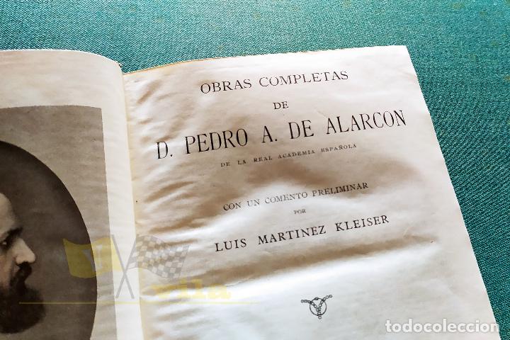 Libros de segunda mano: Obras completas de D. Pedro A. de Alarc&oacute;n - 1943 - Ediciones PAX - Foto 4