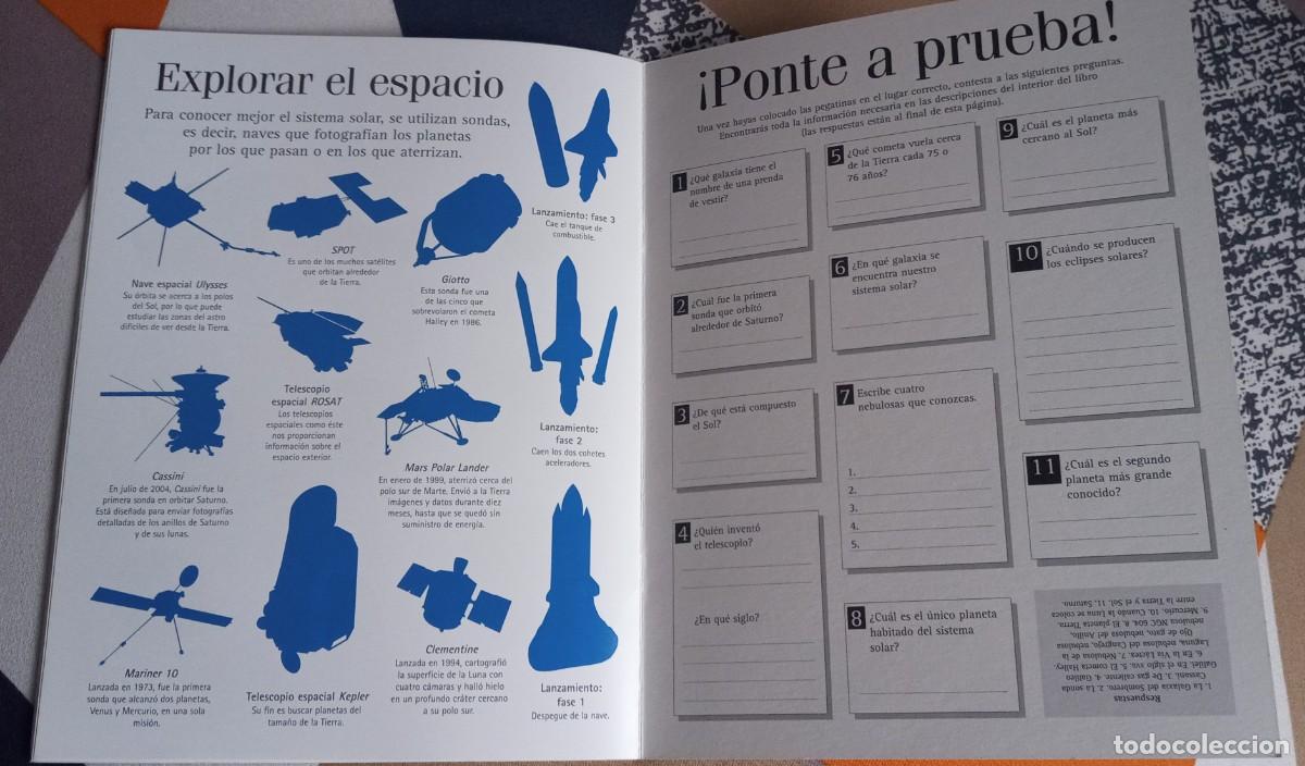 Libros de segunda mano: Libro de Pegatinas El Espacio Ediciones Servilibro - Foto 4