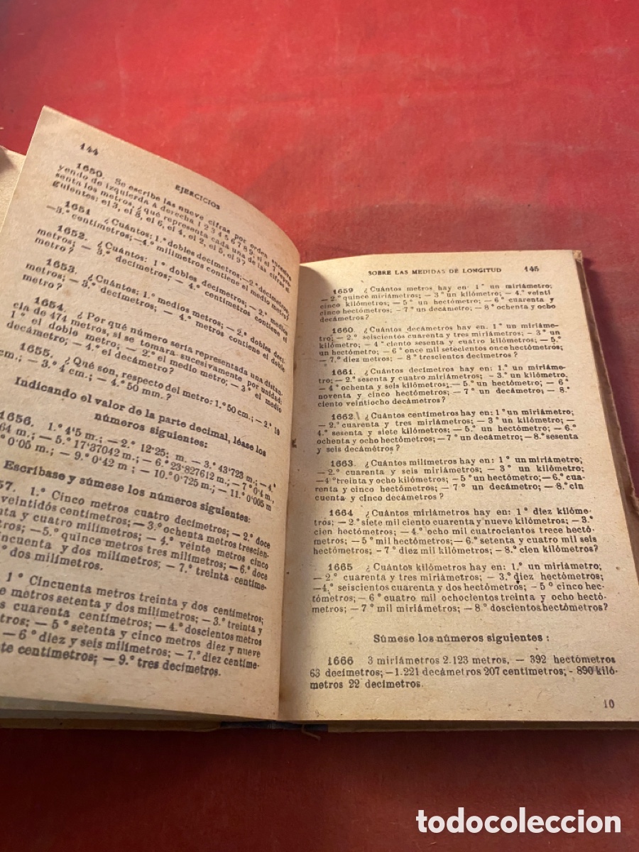 Libros de segunda mano: ARITM&Eacute;TICA curso medio - Foto 3