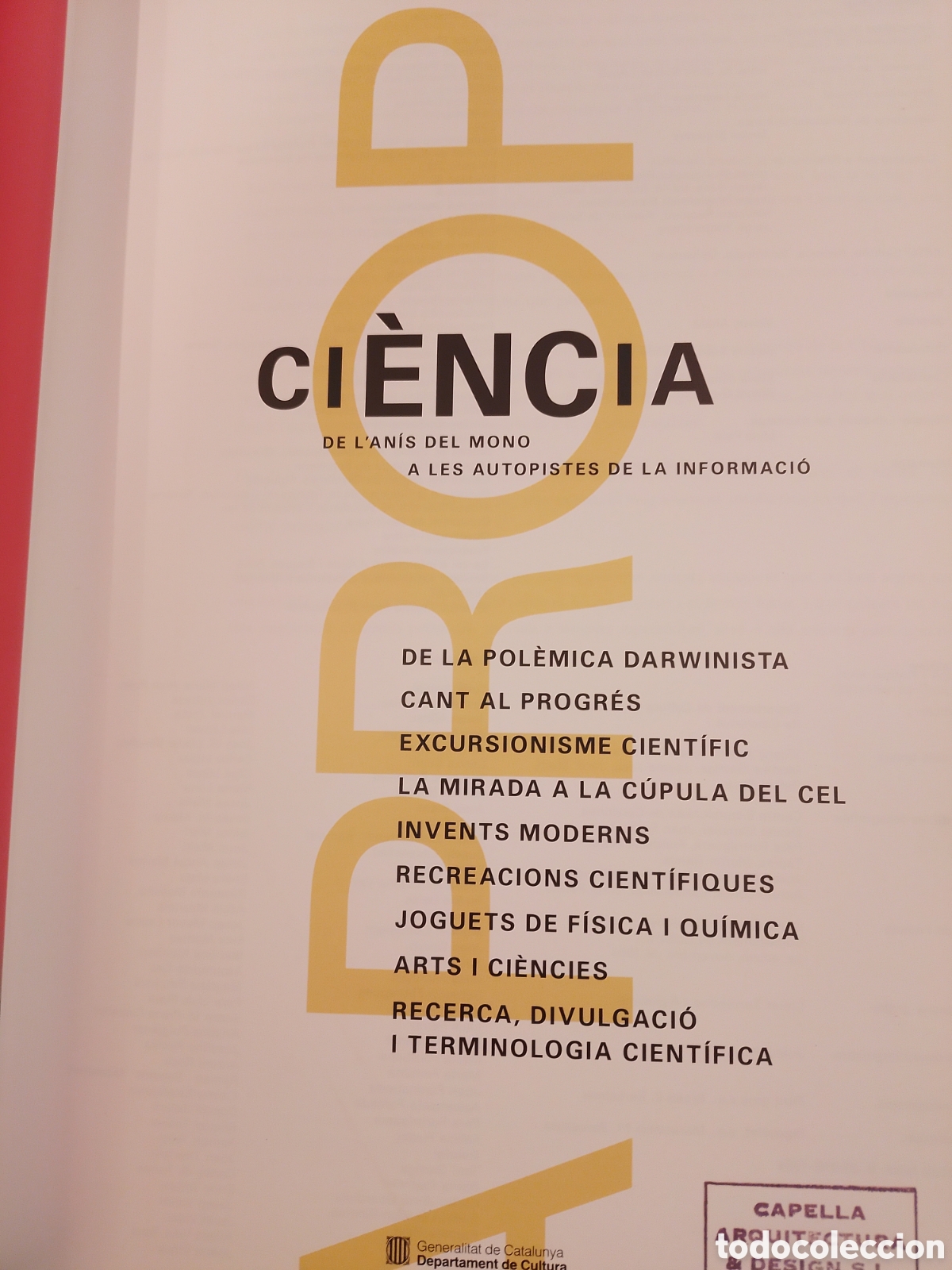 Libros de segunda mano: CIENCIA A PROP, GENERALITAT DE CATALUNYA, 1994 - Foto 2