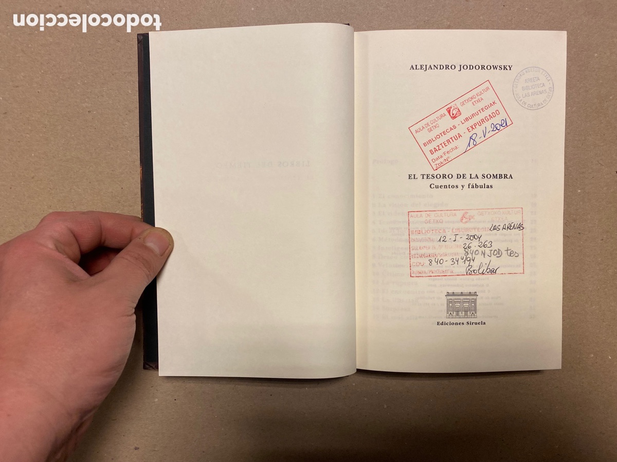 Libros de segunda mano: EL TESORO DE LA SOMBRA. ALEJANDRO JODOROWSKY. EDICIONES SIRUELA 2003. - Foto 2