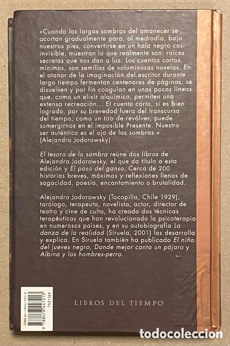 Libros de segunda mano: EL TESORO DE LA SOMBRA. ALEJANDRO JODOROWSKY. EDICIONES SIRUELA 2003. - Foto 6