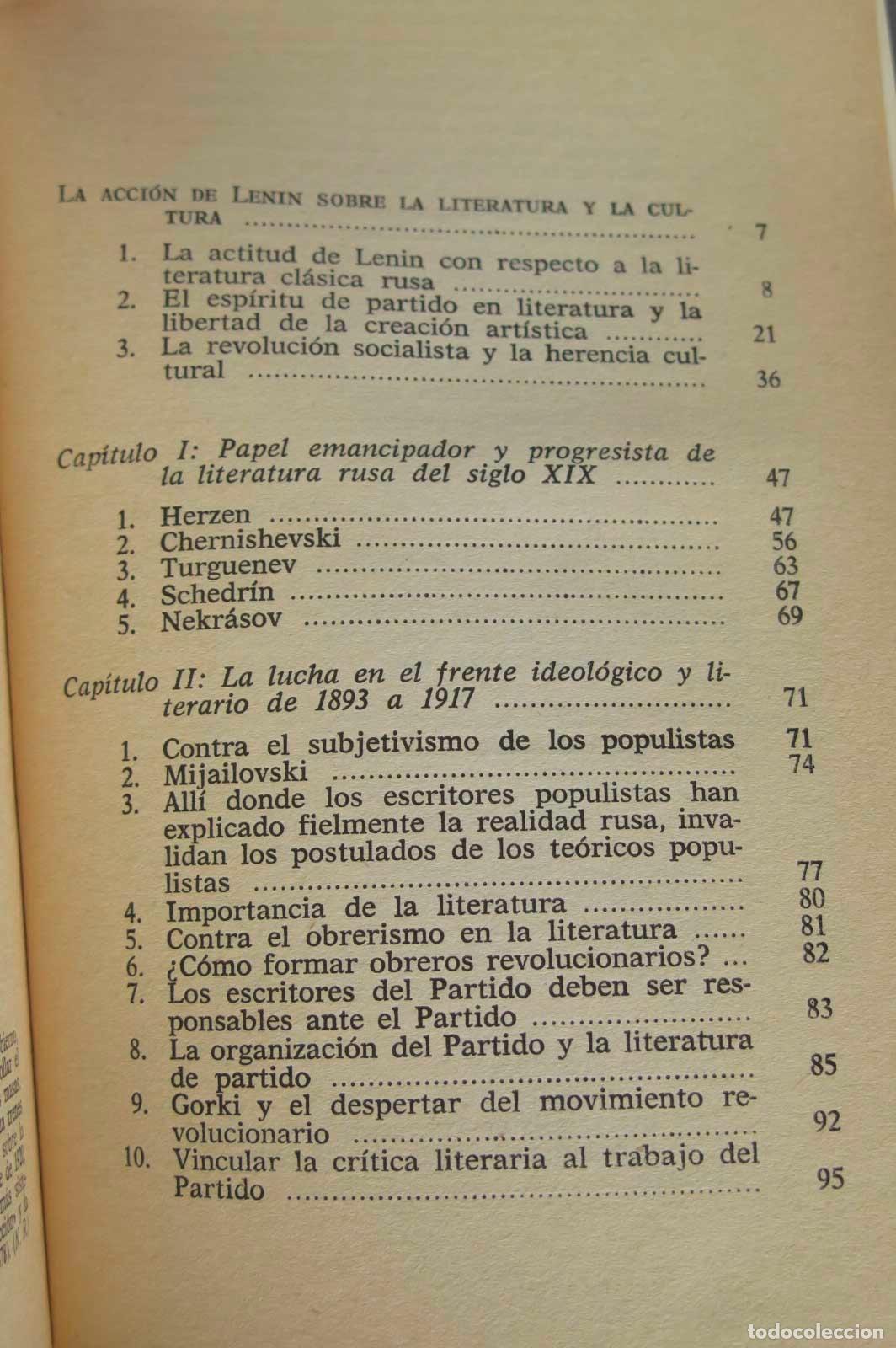 Libros de segunda mano: Escritos sobre la literatura y el arte. Lenin - Foto 2