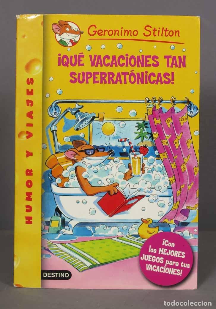 Libros de segunda mano: Stilton 24: &iexcl;qu&eacute; Vacaciones Tan Superrat&oacute;nicas!. STILTON - Foto 1