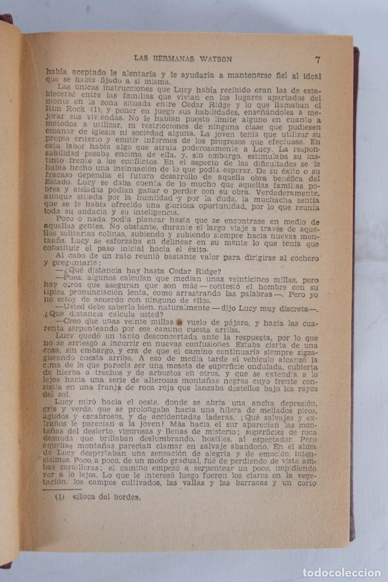 Libros de segunda mano: Las Hermanas Watson - Zane Grey - Ed. Bruguera, 1952 - Foto 7
