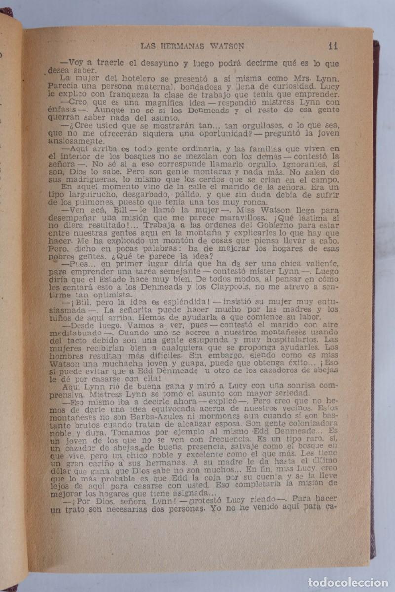 Libros de segunda mano: Las Hermanas Watson - Zane Grey - Ed. Bruguera, 1952 - Foto 8