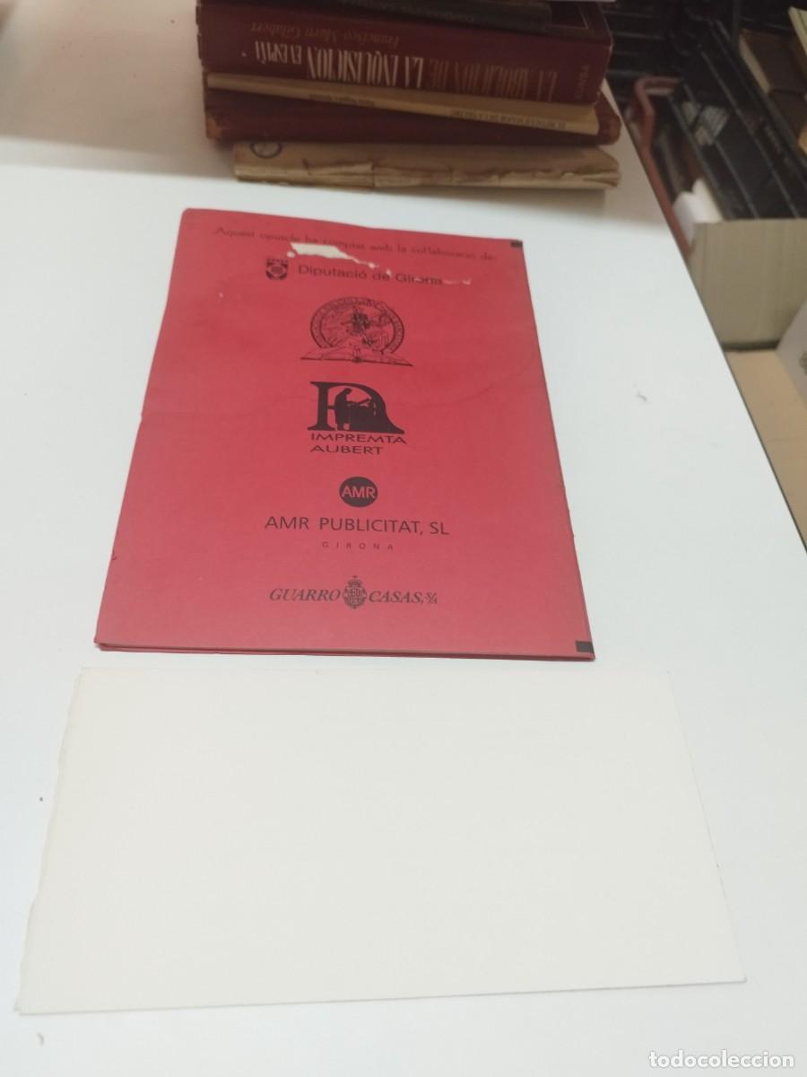 Libros de segunda mano: Pere Gimferrer. Mascarada. -Edici&oacute; biling&uuml;e de bibliof&iacute;lia- Programa de la Obra. Olot + Targeta. - Foto 7