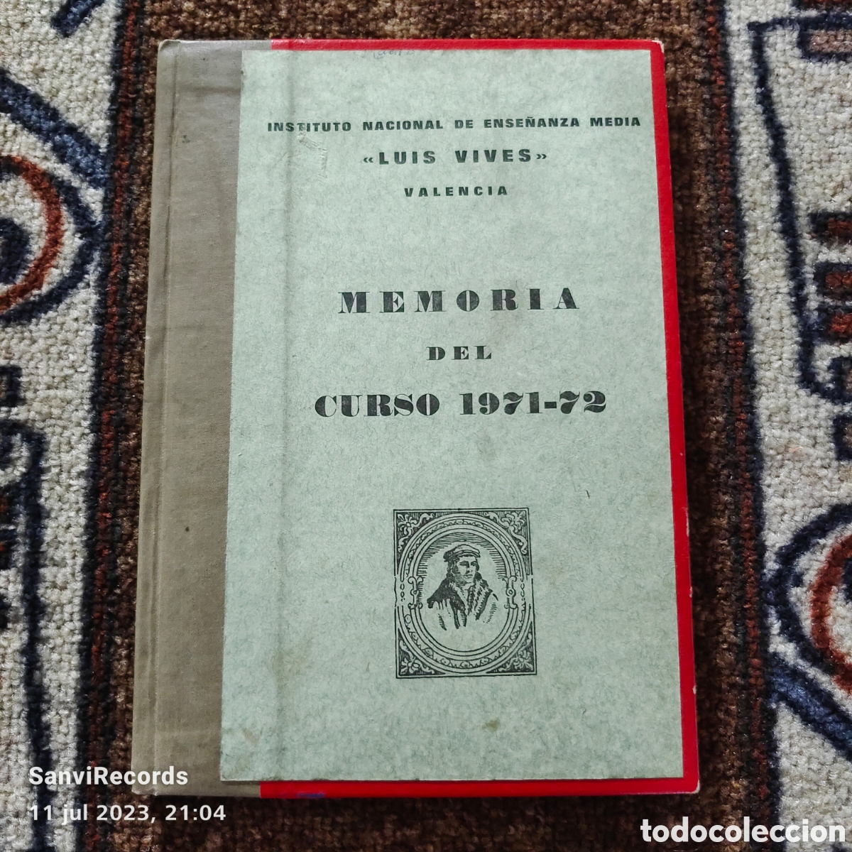 Libros de segunda mano: MEMORIA DEL CURSO 1971-72 (LUIS VIVES) - Foto 1