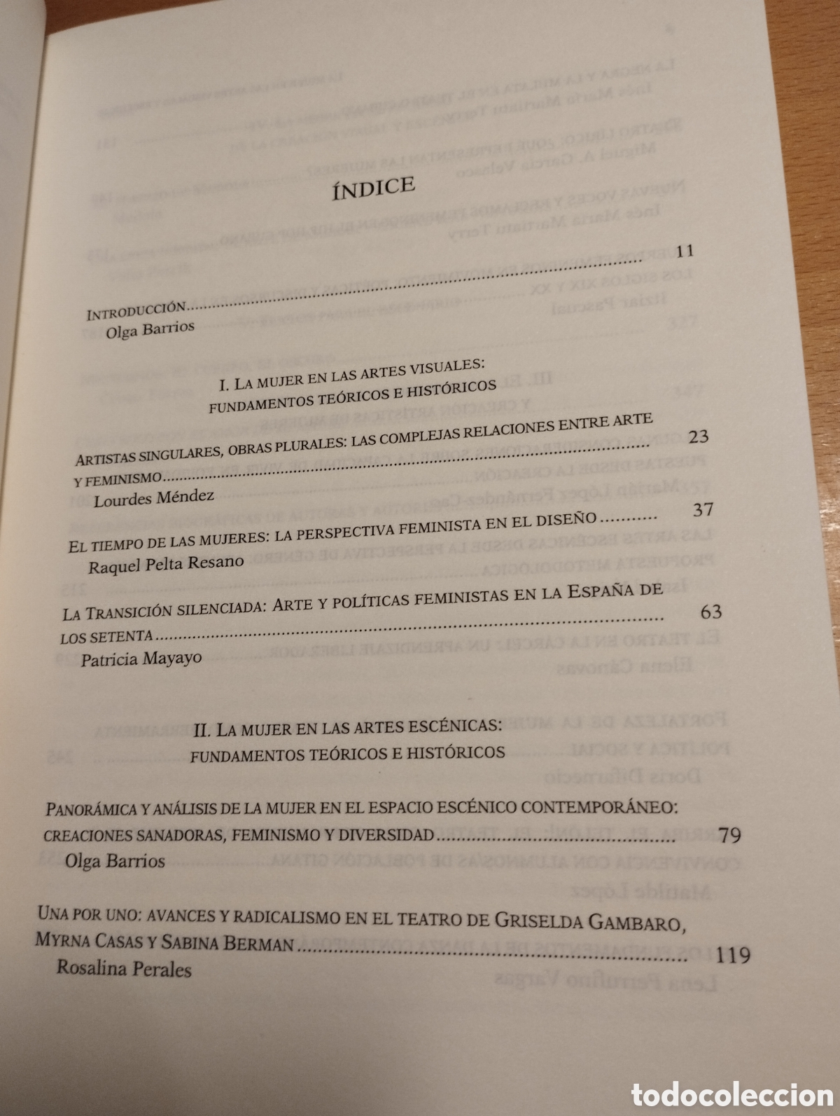 Libros de segunda mano: LA MUJER EN LAS ARTES VISUALES Y ESC&Eacute;NICAS (OLGA BARRIOS) - Foto 3