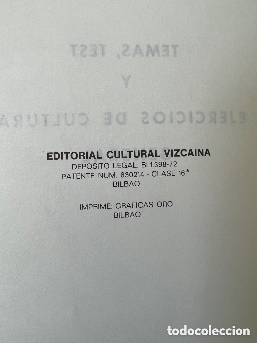 Libros de segunda mano: TEMAS, TEST Y EJERCICIOS DE CULTURA GENERAL - Foto 5