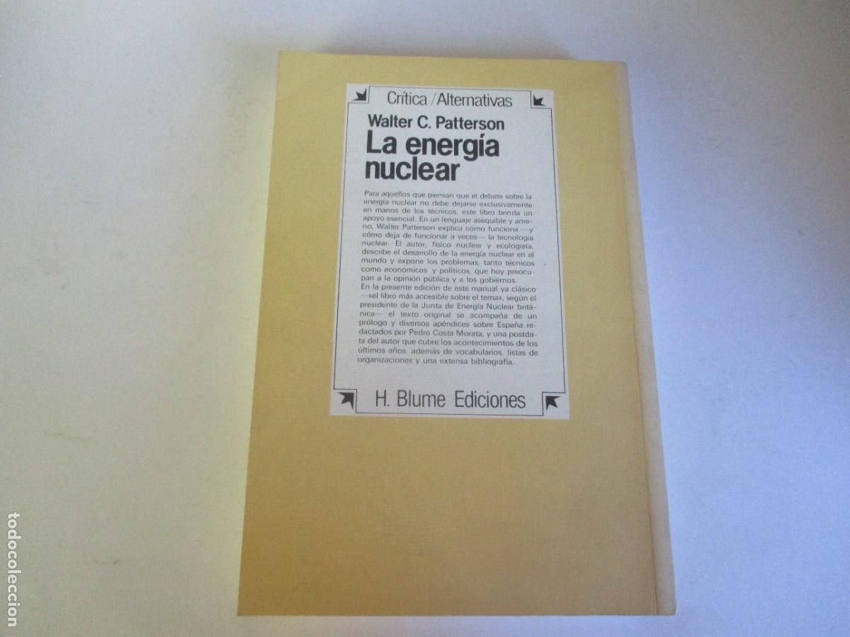 Libros de segunda mano: WALTER C. PATTERSON La energ&iacute;a nuclear W20736 - Foto 2