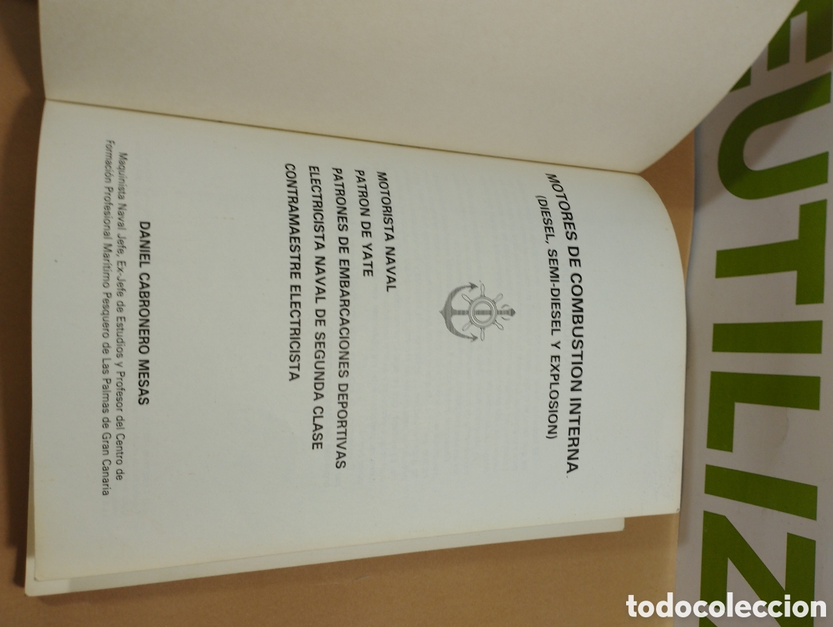 Libros de segunda mano: Motores de combusti&oacute;n interna. Daniel cabronero mesas. - Foto 3