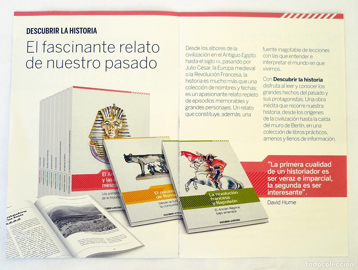Libros de segunda mano: Descubrir la historia 40 tomos. Colecci&oacute;n completa. - Foto 2