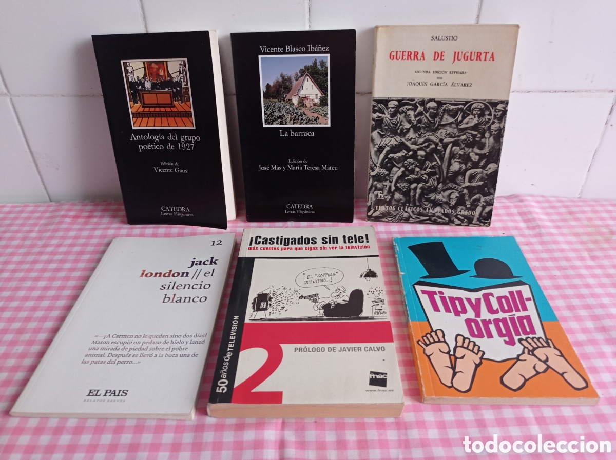 Libri di seconda mano: LOTE 6 LIBROS VARIADOS, ESTADOS ACEPTABLE