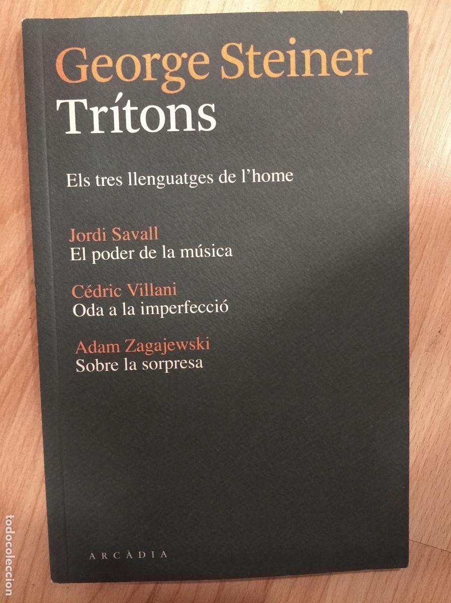 Libros de segunda mano: Tr&iacute;tons. George Steiner - Foto 1