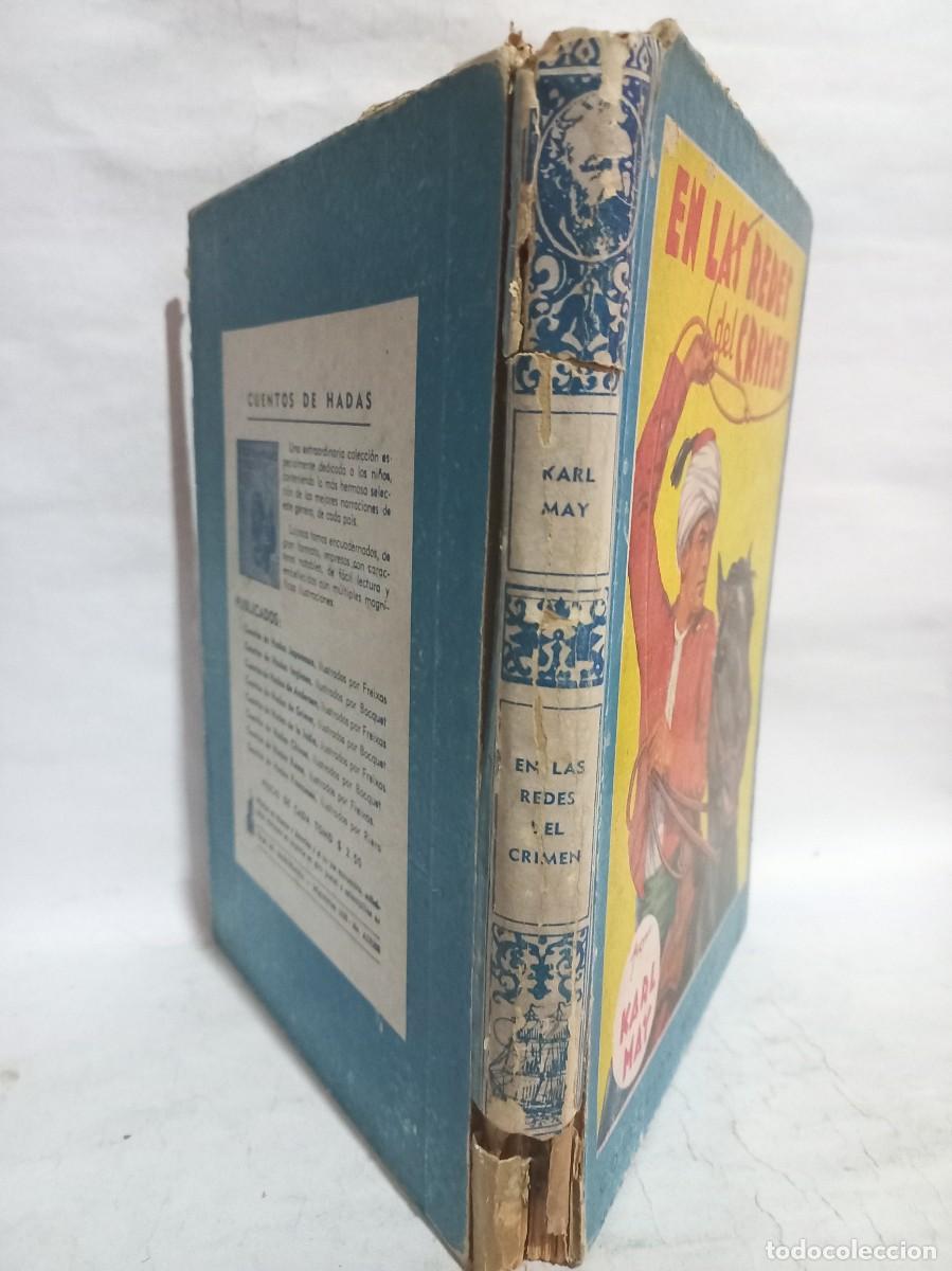 Libros de segunda mano: Karl May - En las Redes del Crimen - 1942 - Foto 2