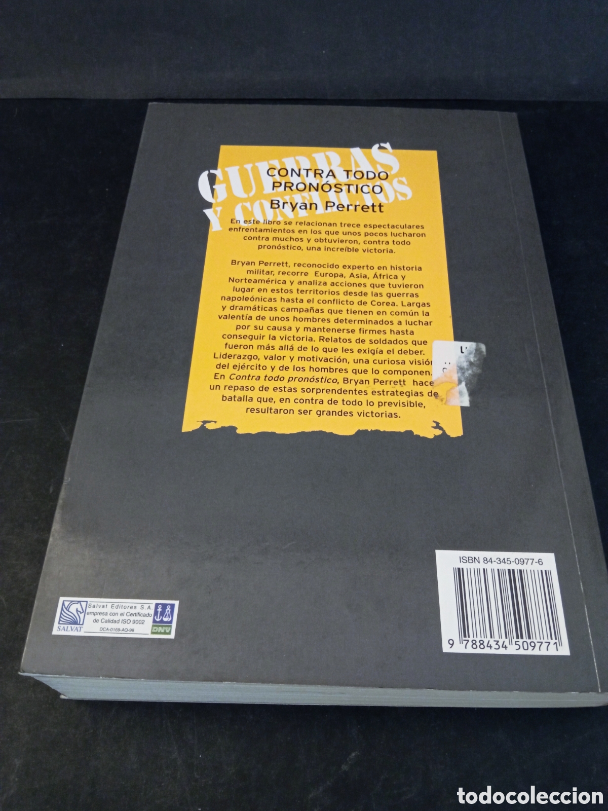 Libros de segunda mano: Libro Contra todo pron&oacute;stico de Bryan Perrett - Foto 5