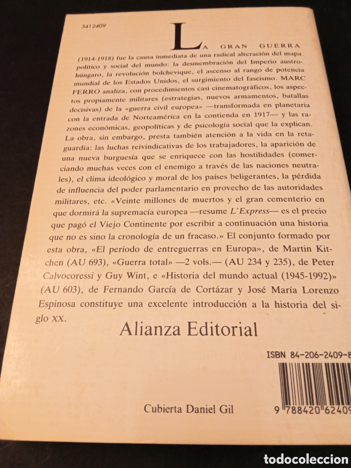 Libros de segunda mano: Libro La Gran Guerra (1914-1918) de Marc Ferro - Foto 3
