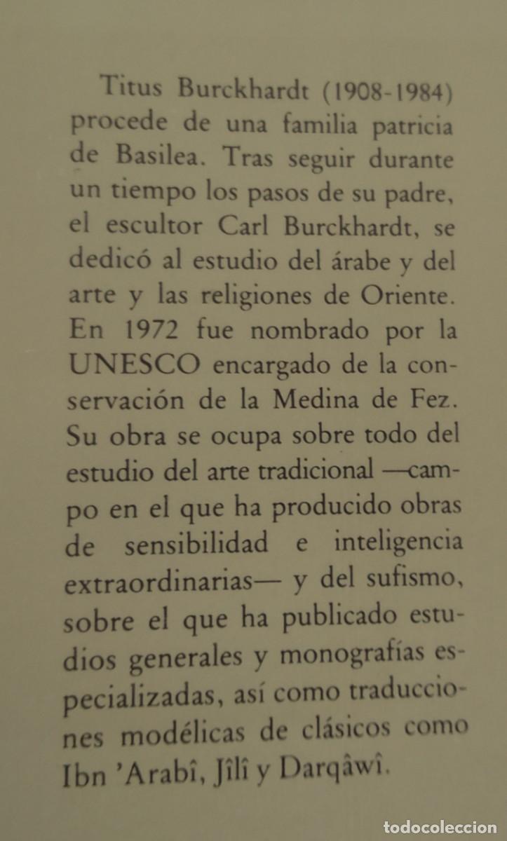 Libros de segunda mano: EL ARTE DEL ISLAM -- TITUS BURCKHARDT - Foto 4